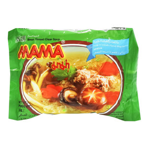 Mama Instant Glasnudel Suppe mit klarer Brühe 30x40g