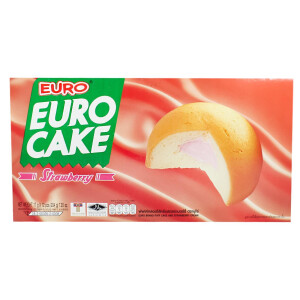Euro Cake Erdbeer Thai Biskuit Küchlein mit Füllung 204g