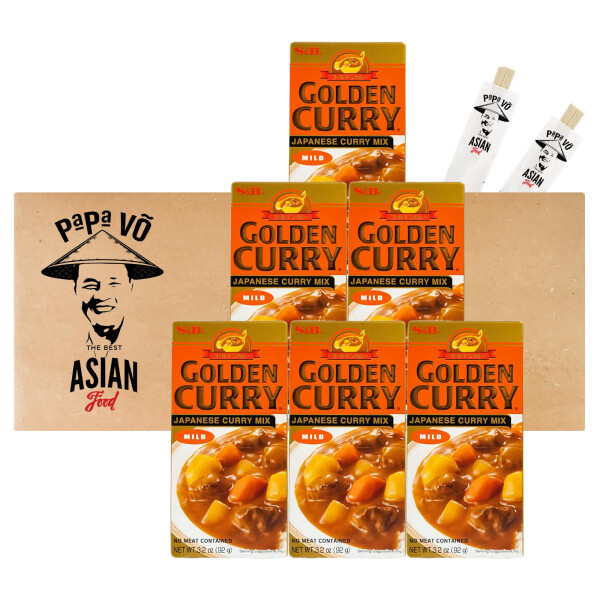 S&B Golden Curry mild 6x92g