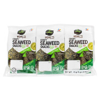 Bibigo Crispy Seaweed Wasabi 5er Pack (5x15g(3x5g))