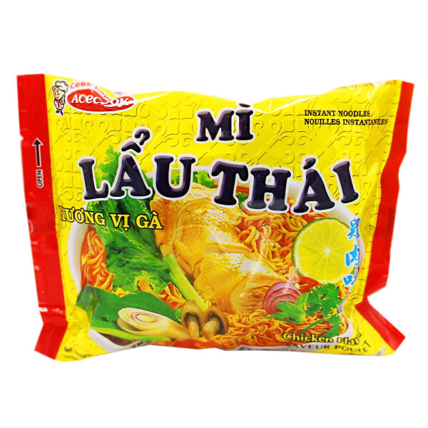 Aceccok Mi Lau Thai Thit Ga Instantnudeln Lau Thai Huhn Geschmack 78g