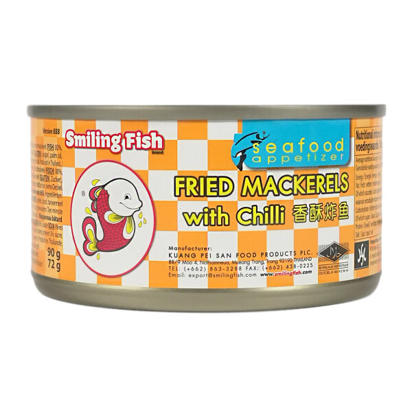 Smiling Fish Gebratene Makrelen mit Chili 90g
