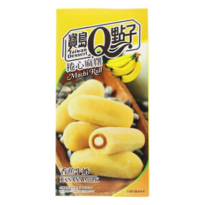 5er Pack (5x150g) He Fong Mochi Rolle Banane