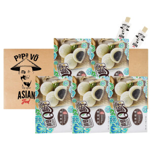 5er Pack (5x210g) He Fong Mochi mit Sesam und Kokosflocken
