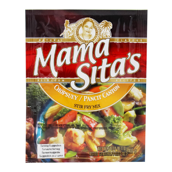 10er Pack (10x40g) Mama Sitas Phillipinischer Mix für Chopsuey Pfannengerichte 