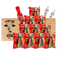 10x140g Samyang Doppel Hot Chicken Ramen + 1 Doppelhot Chicken Sauce