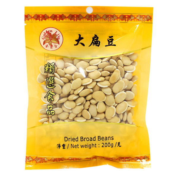 !! ** Golden Lily gertrocknete Broad Beans 200g