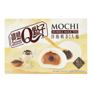 He Fong Royal Bubble Milk Tea Mochi 210g Klebreiskuchen
