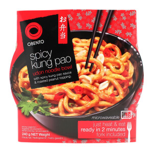 Obento Spicy Kung Pao Udon Nudeln Bowl 240g