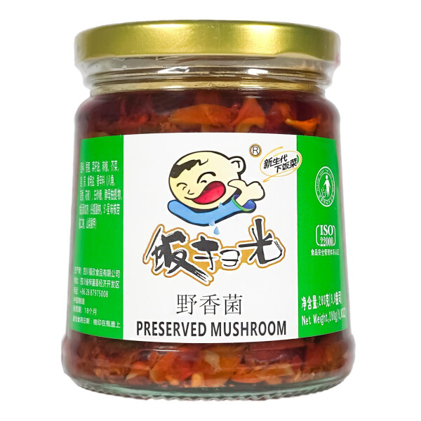 GFJ Preserved Mushroom Shitake mit Gemüse eingelegt 280g