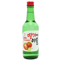 Jinro Strawberry Koreanisches Alkoholisches Getränk mit Erdbeergeschmack 360ml