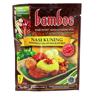 10x50g Bamboe Nasi Kuning Gewürzmischung für...