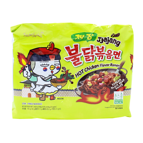 8x700g Samyang Hot Chicken Flavor Ramen Jjajang