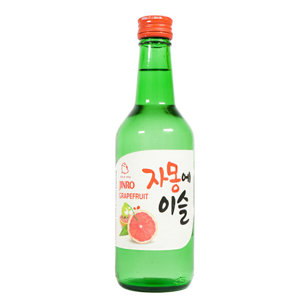 Jinro Grapefruit Koreanisches Alkoholisches Getränk mit Grapefrucht Geschmack 360ml