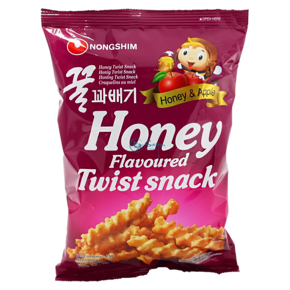 Nong Shim Honey & AppleTwist Snack 75g
