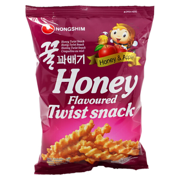 Nong Shim Honey & AppleTwist Snack 75g