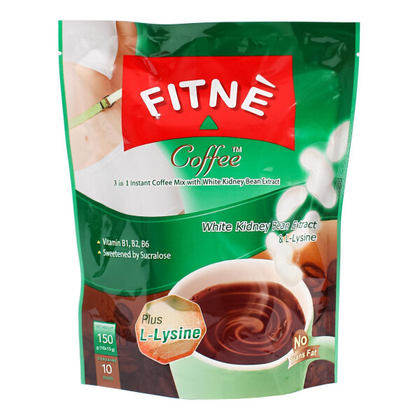 Fitne Coffee 3in1 Instant Coffee White Kidney Bean Extract 150g