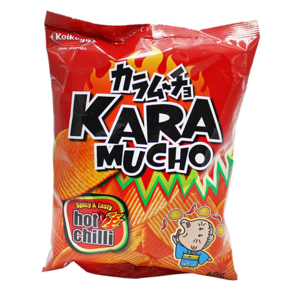 Koikeya Karamucho Kartoffelchips geriffelt scharf 60g