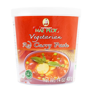 Angebot! Mae Ploy Thai Currypaste ROT VEGETARISCH 400g