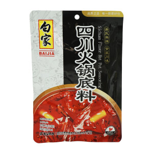 Baijia Sichuan Flavor Hot Pot Seasoning 200g