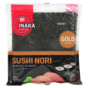 Inaka Sushinori Gold Sushi Nori Blätter 140g...