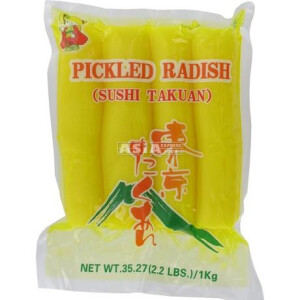 Eingelegter Gelber Rettich Sushi Takuan 1kg