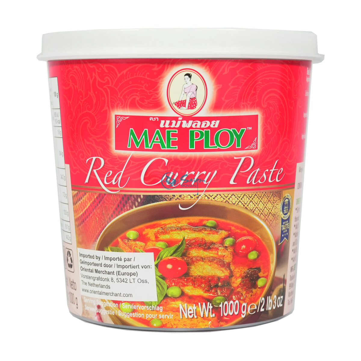 Mae Ploy Thailändische Rote Currypaste 12x1kg