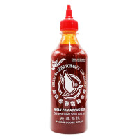 Flying Goose Hot Sriracha Chilisauce sehr scharf (roter Deckel) 455ml