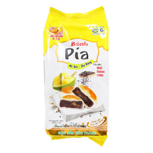 Tan Hue Vien Banh Pia Cake Schwarze Sesampaste mit Durian...