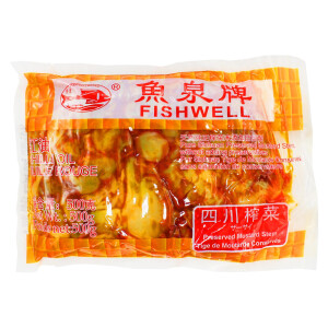 Fishwell Zhacai Tsa Tsai Rettich in Chiliöl 500g