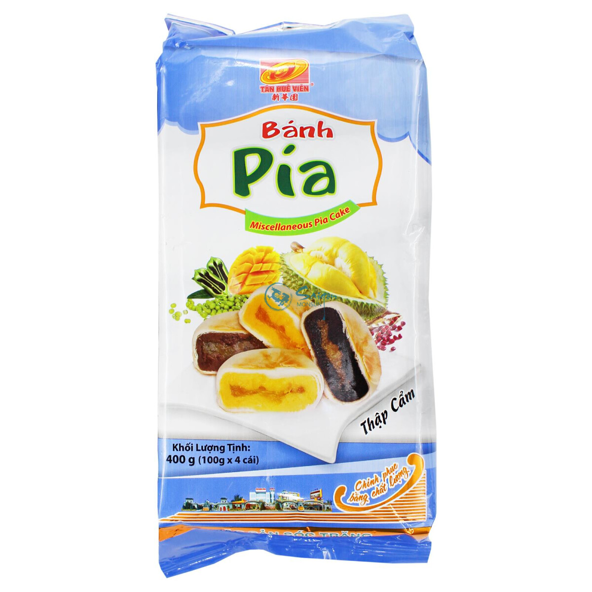 !! Tan Hue Vien Banh Pia Mungobohnenkuchen Thap Cam Mix 400g