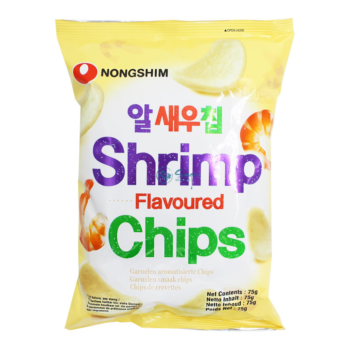 Chips crevettes épicé NONGSHIM 75g Corée