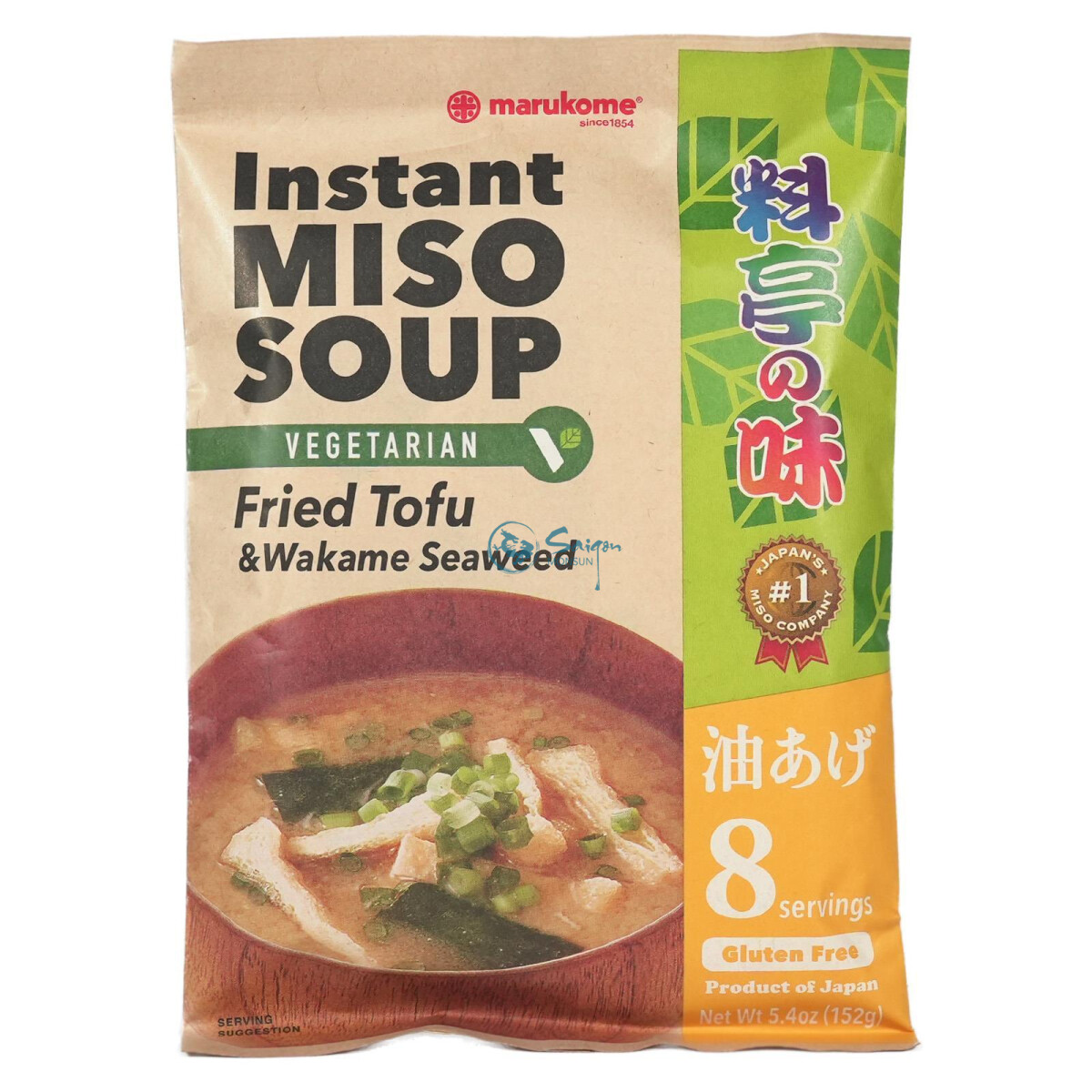 Marukome Instant Misosuppe mit fritiertem Tofu 152g...