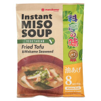 Marukome Instant Misosuppe mit fritiertem Tofu 152g (8Portionen)