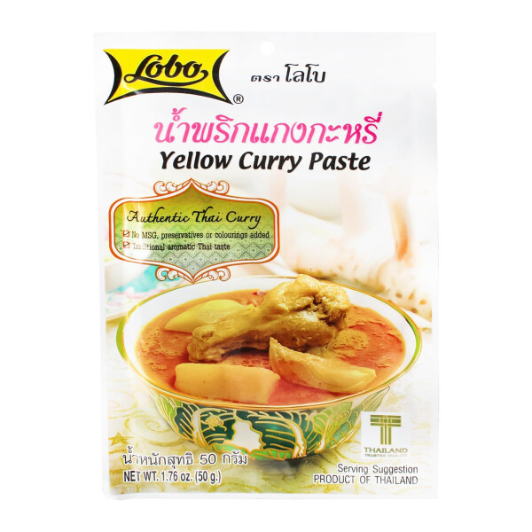 Lobo Thailändische Gelbe Currypaste 50g