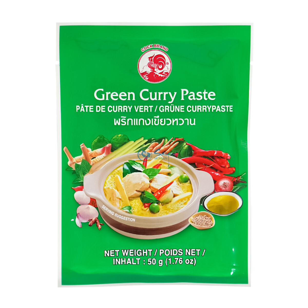 Cock Grüne Thai Currypaste 50g, 0,79