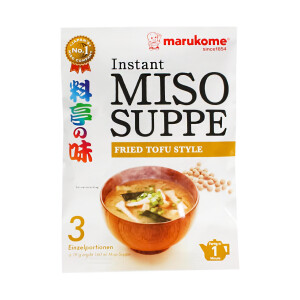 Marukome Miso Suppenpaste mit gebratenem Tofu 57g