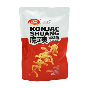 Weilong Konjac Shuang Snack Hot & Spicy 252g