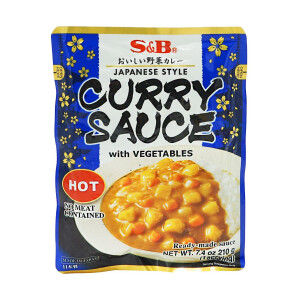 S&B Curry Sauce HOT 210g