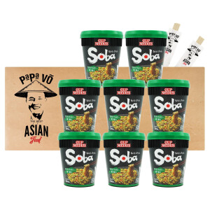 Nissin Soba Teriyaki Wok Style Cup Noodles 8x90g