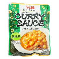 S&B Japanese Style Curry Sauce MILD 10x210g