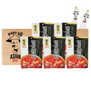 Baijia Sichuan Flavor Hot Pot Seasoning 5x200g