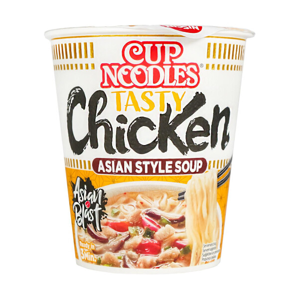 Nissin Cup Noodles – Tasty Chicken, 8er Pack, Soup Style Instant-Nudeln  japanischer Art, mit Hühnerfleisch-Geschmack & Gemüse, schnell im Becher  zubereitet, asiatisches Essen (8 x 63 g) : : Lebensmittel &  Getränke