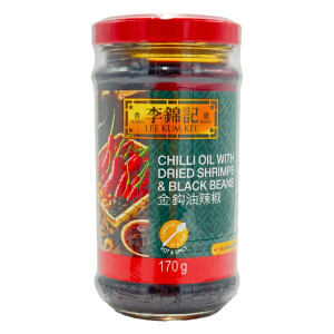 LKK Chilliöl mit getrockneten Shrimps und schwarzen...