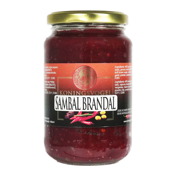 Koningsvogel Sambal Brandal 6x375g