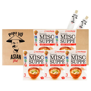 Marukome Misosuppe Tofu Style 5x57g (=15Portionen) (Papa...