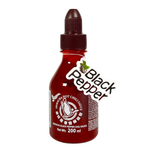 FG Sriracha Chillisauce mit schwarzem Pfeffer 200ml