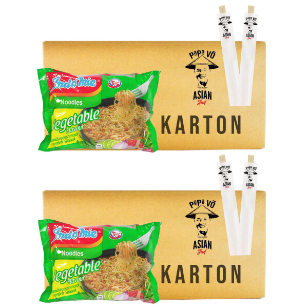 Indomie Instantnudeln Gemüse vegetarisch 80x75g