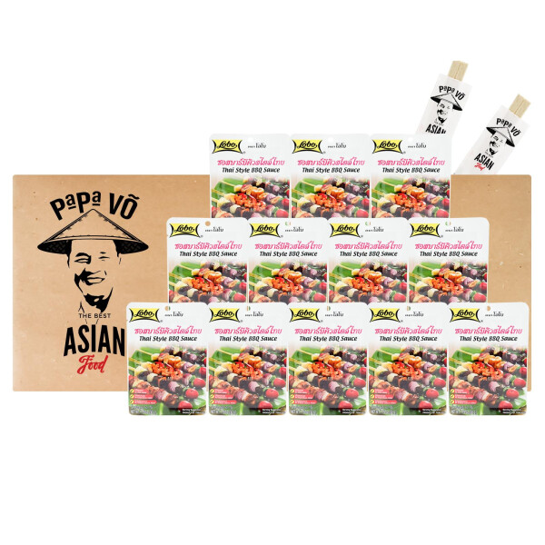 Lobo Thai Style Barbecue Sauce nach Thai Art 12x50g