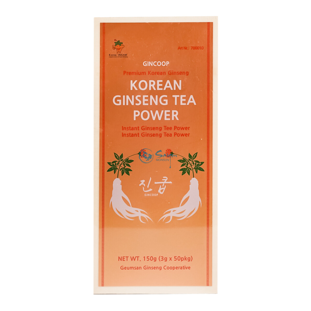 !! Gincoop Korean Ginseng Tee 150g (3gx50Pk)